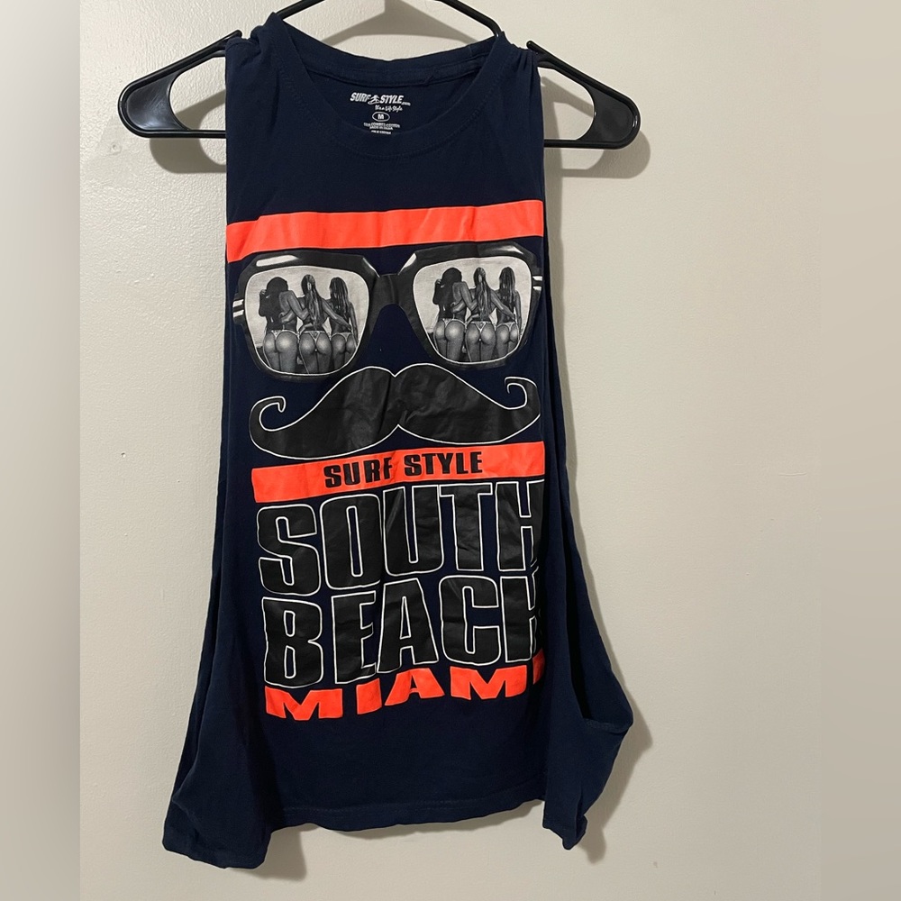 South Beach, Miami Cutoff Tank Top
